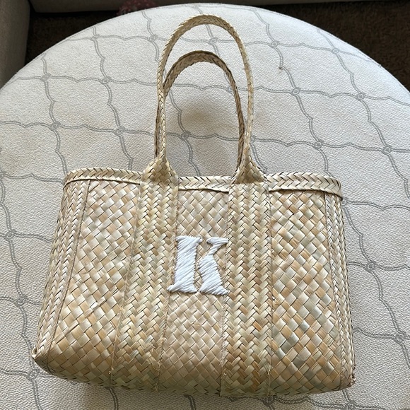 Handbags - “K” Straw Bag
